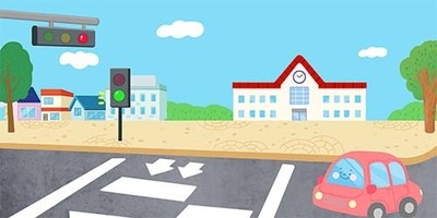 학교앞신호등