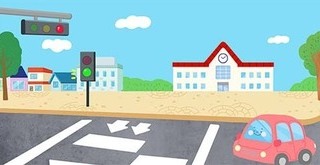 학교앞신호등