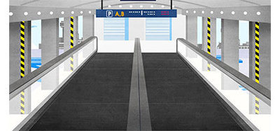 공항 - 무빙워크